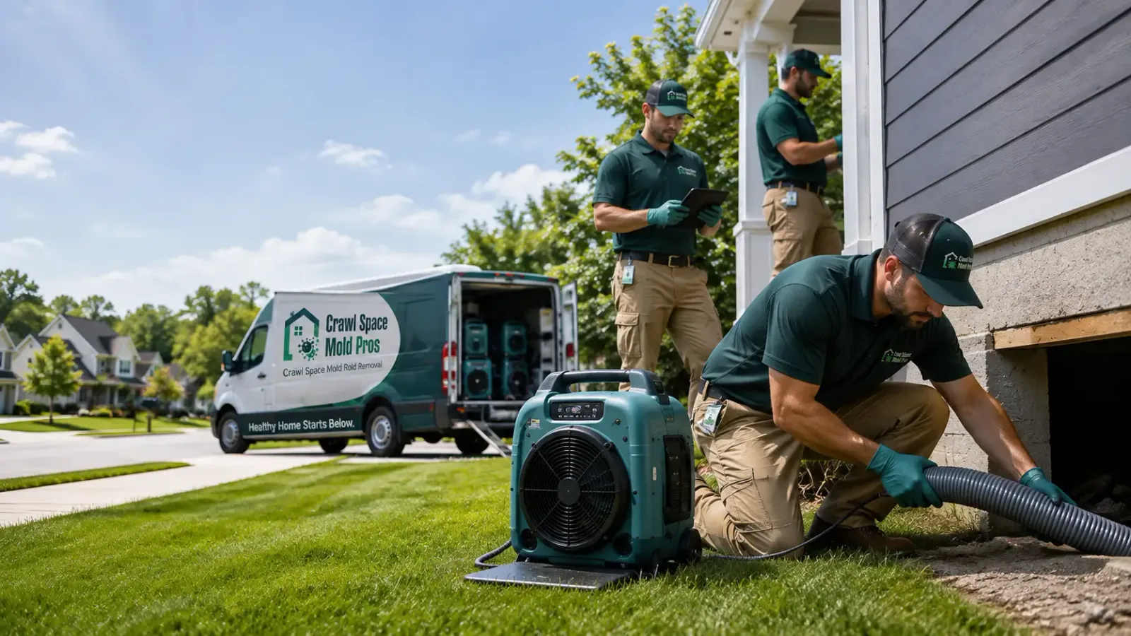 Crawl Space Mold Removal in Redcrest, CA